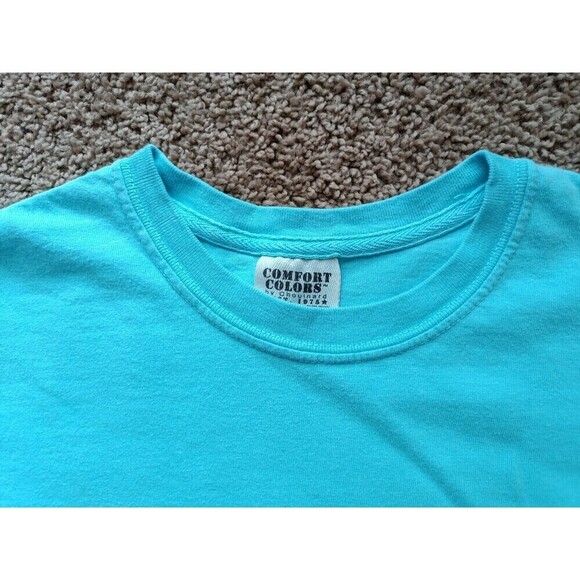 Comfort Colors T-Shirt Men's Medium Chincoteague Island Graphic Short Sleeve Y2K - Picture 4 of 8